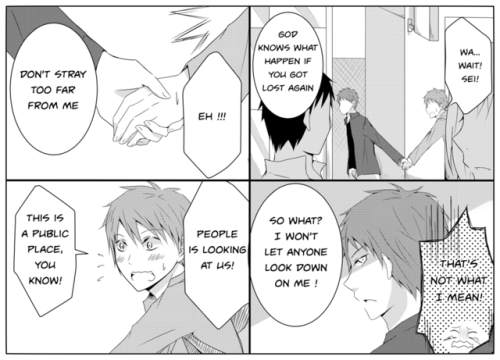 AKASHI X FURIHATA DOUJINSHI. &ldquo;NATURAL DAY&rdquo; (2014) / PART 1SFW, humour, romance. ========