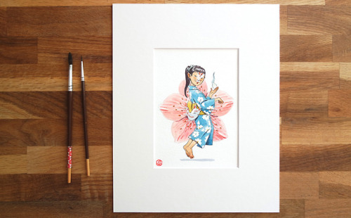Fox lady – Yokai exhibition in JapanIn may 2010, when we lived in Niigata, Japan, we had the c