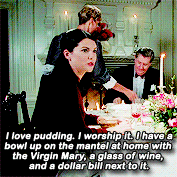 gilmoresgifs: lorelai + food