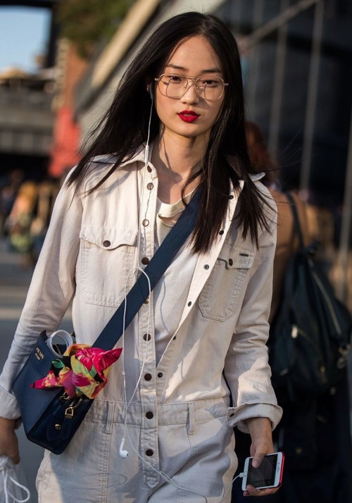 pocmodels: Shin Hyun Ji at NY Fashion Week Spring 2018