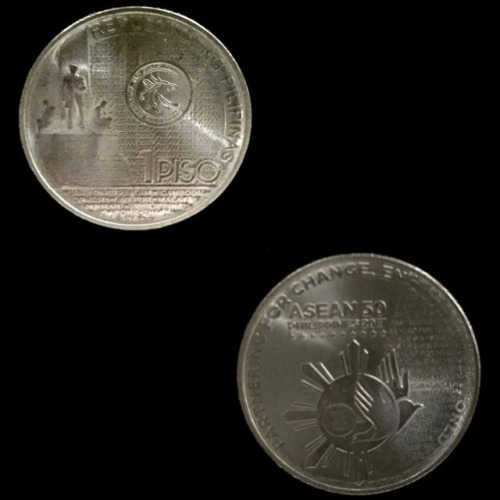 altadc:ASEAN50 Philippine Chairmanship 1 Peso commemorative coin … #numismatics #adccollectsc