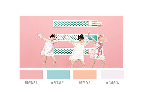 rloldl:  orange caramel’s catallena ☆ colour palettes 