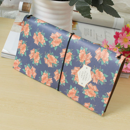 tobious: Floral Pattern Buckle Notebook   ∟  discount code “ Joanna15”