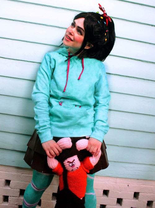 “I’m a real racer!”Vanellope cosplay from Wreck-It Ralph, my favorite Disney movie!Everything made o
