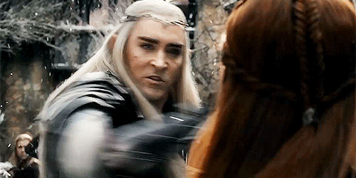 lily-blum:  Tauriel said that there’s no love in Thranduil. But she was wrong.