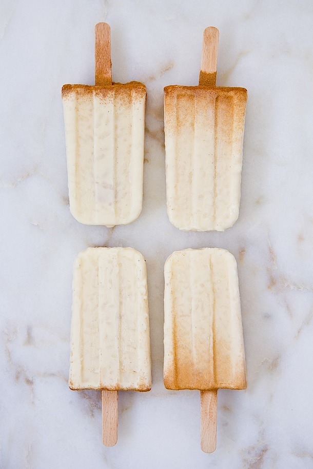 thecakebar:  Rice Pudding Popsicles How interesting…. these are rice pudding frozen