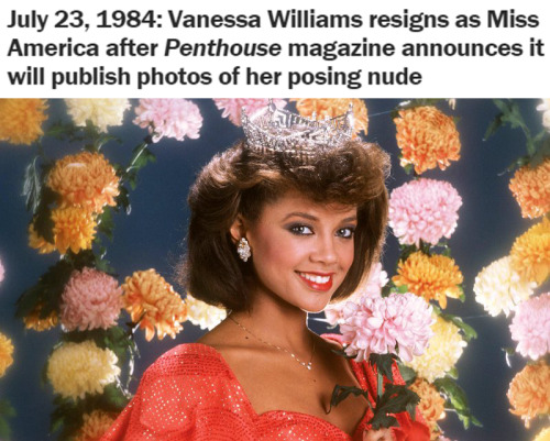 thingstolovefor:    Vanessa Williams lost her Miss USA title for nude photos but they won’t strip a teen pageant winner of hers for racial slurs? #Hate it! 