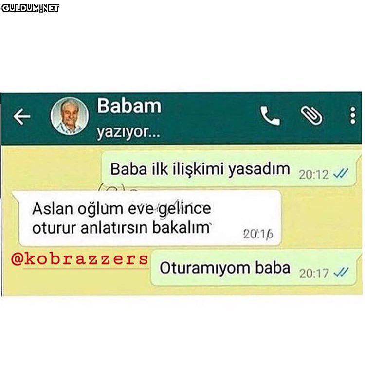 Babam
yazıyor..
Baba ilk...