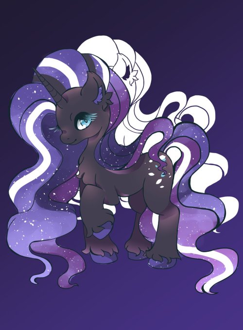 elrincondelpony:  Nightmare Rarity by lana-jay 