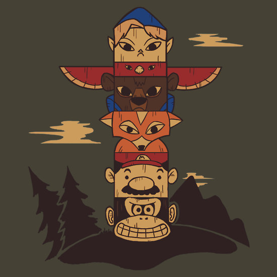 thenintendard:  64bit Totem Pole by sponzar    