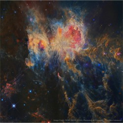 Infrared Orion From Wise #Nasa #Apod #Wise #Irsa #Infrared #Orion #Nebula #M42 #Trapezium