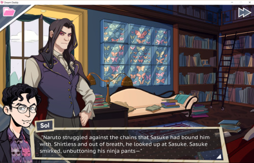 OH MY FUCKING GODVampire daddy has fucking Sasunaru smut in his library and I literally screamed I a