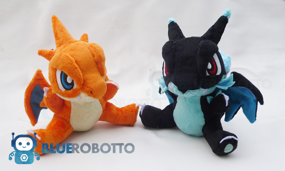 X and Y Mega Charizard twins by BlueRobotto