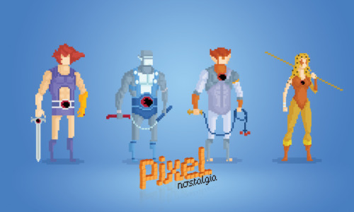 Pixel Nostalgia Created by Boo! Studio (Via:it8bit)