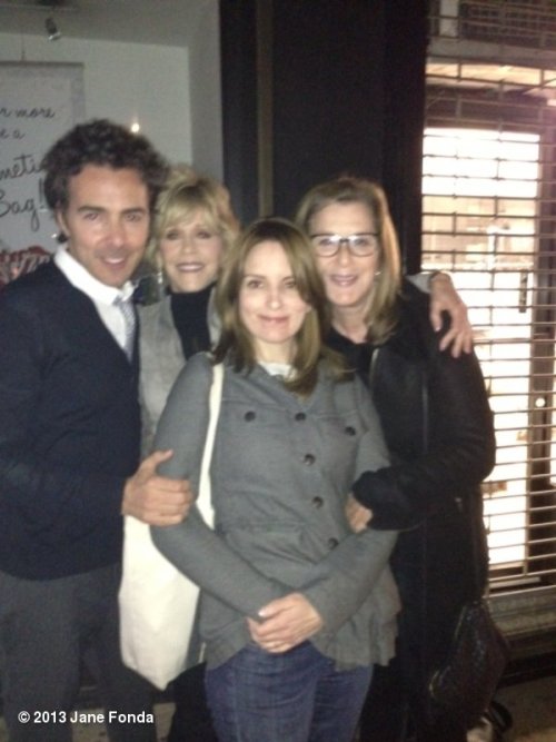 feywatch:“May 8, 2013 - With Dir Shawn Levy, Producer and dearest friend Paula Weinstein &amp; Tina 