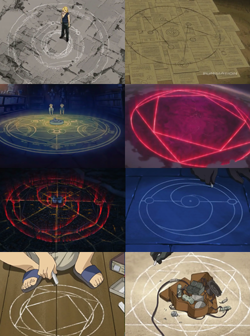 avataralchemy:  FMA 100 Themes: 007 Transmutation Circles 