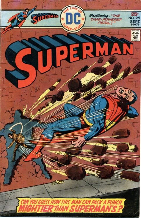 slsblog:
“ I haven’t a clue.
”
Superman #291. September 1975. Dick Giordano, DC. National Periodical Publications