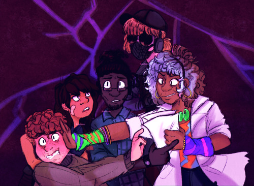 bandtrees: new fua episode in 2 days! very excited and very scared!redraw of @raddagher​’s art of th