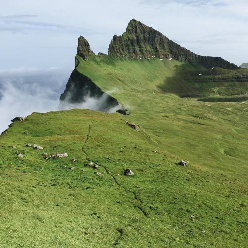 exploreelsewhere:Hornstrandir, Iceland [OC][2048x2048] ✈