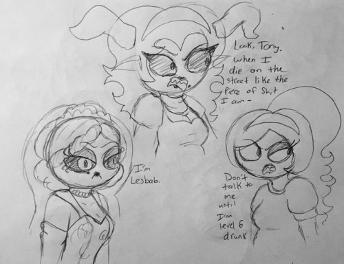 candyredterezii:some more OC doodlessssTop left to right on the first image:Camilla Fox, April Lemon