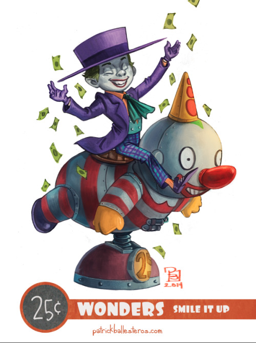 PATRICK BALLESTEROS – 50 AND 25 CENTS WONDERS SERIESPatrick Ballesteros is a US illustrator li