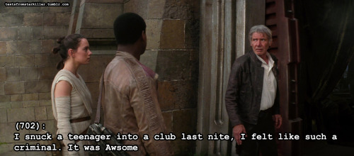 (702): I snuck a teenager into a club last nite, I felt like such a criminal. It was Awsome