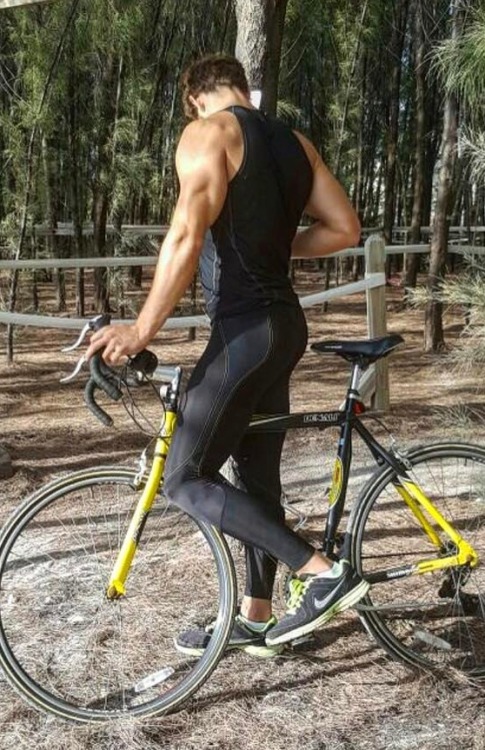 thefuckweightdiet: I rode at least 12 miles a day, because he likes the “lean and tight” look. It’s 