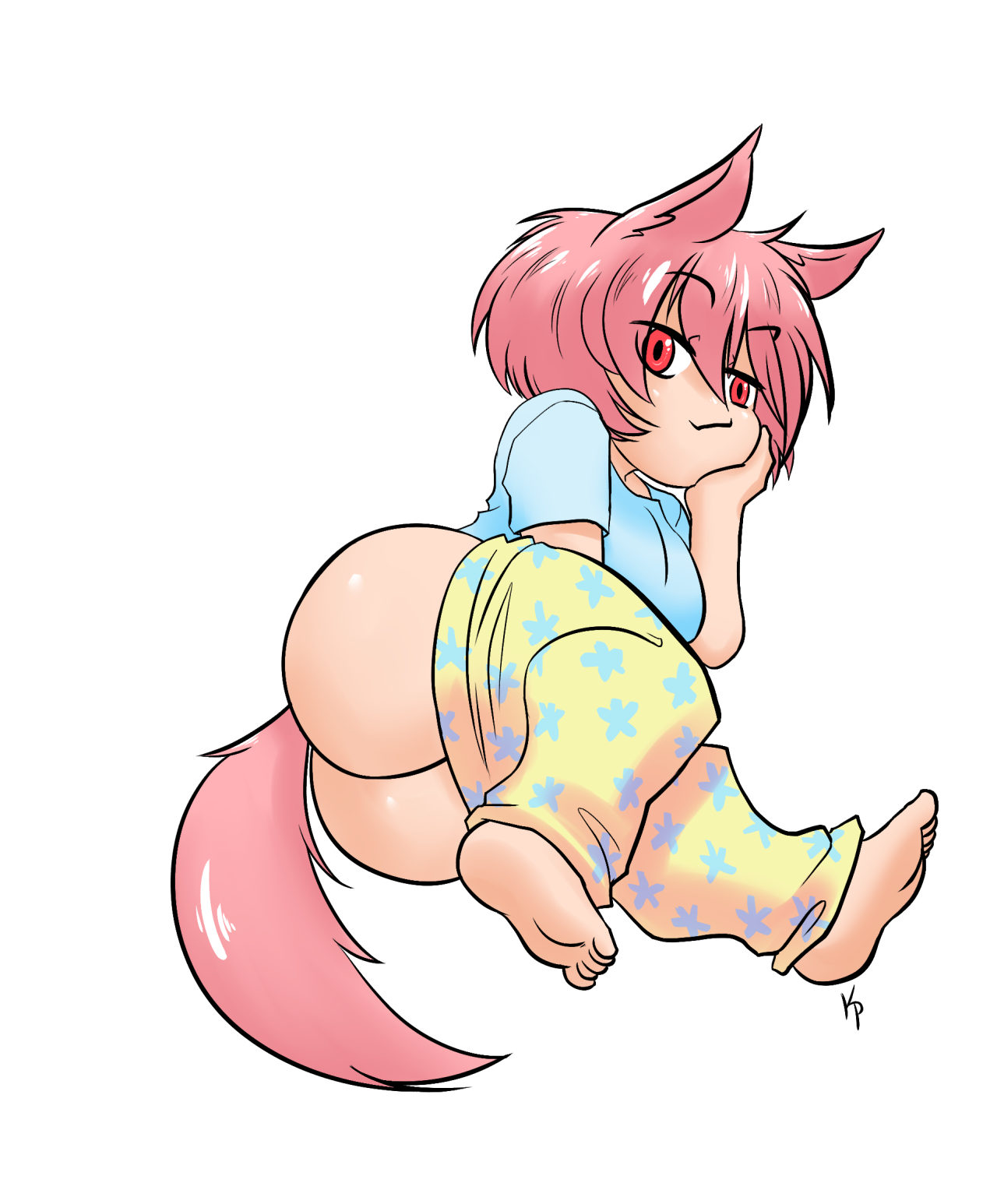 Aria the strawberry ice cream catgirl