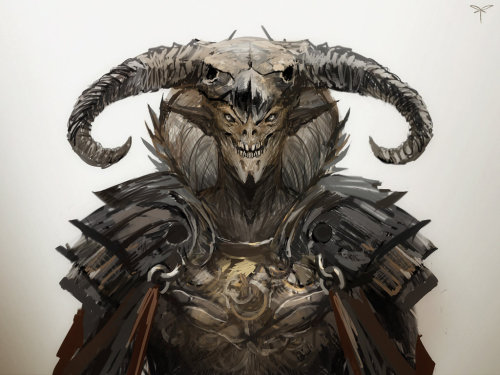 creaturesfromdreams:  Forest Duke by telthona —-x—-  More: | Demons | Random |CfD Amazon.com Store|