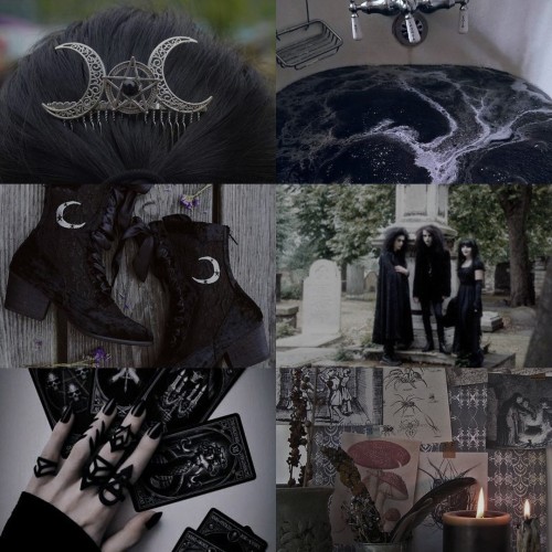 crescentmoons-and-stardust:  Tropes and Archetypes: Goth Girl Knows Magic“Now is the time. This is the hour. Ours is the magic. Ours is the power.”