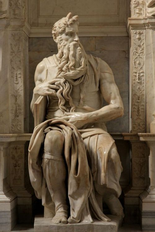 cappellapaolina:  Moses, ca. 1513-1515 Michelangelo adult photos
