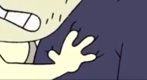 scribblehooves:  He just grabs his pec fgh jf jg g fb c