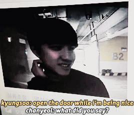Chanyeol being a little shit and locking Kyungsoo out of their dorm