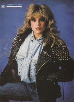 ilovethe80sladies: Samantha Fox