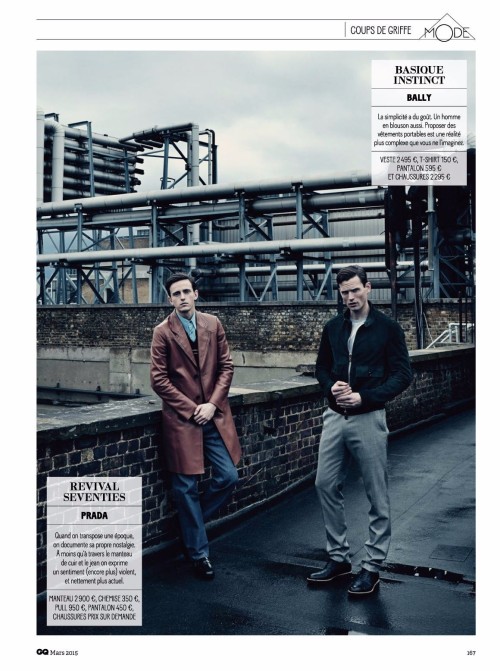 Coups de Griffes | GQ France March 2015Photographer: Julian BroadStylist: James Sleaford