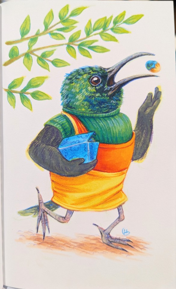 Avian August Day 21 - Love Ridge's Sunbird With Madeleines