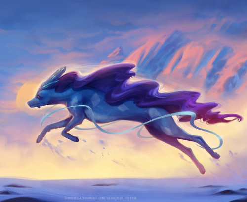 tamberella:Suicune! Suggested by multiple people. Feel free to keep suggesting Pokemon you would lik