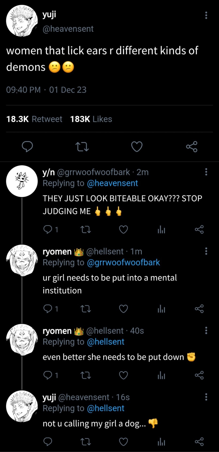 Youre Jjk Texts Are My Absolute Favorite Thing Now I Beg Of You For A Yuuji One If Youre Up For It