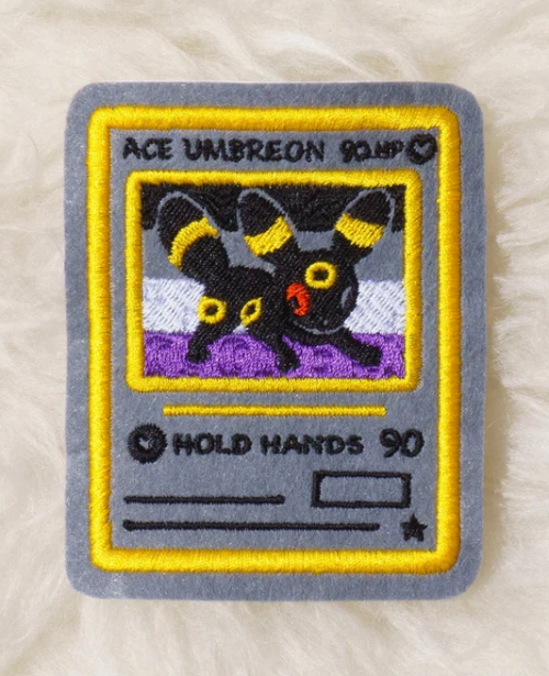 retrogamingblog2: LGBTQ+ Pride Pokemon Card Patches made by AlienInAJar