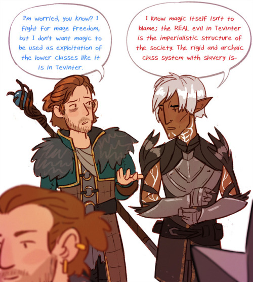 hattedhedgehog: The hostility between Hawke’s companions in Dragon Age 2 makes a bit more sens