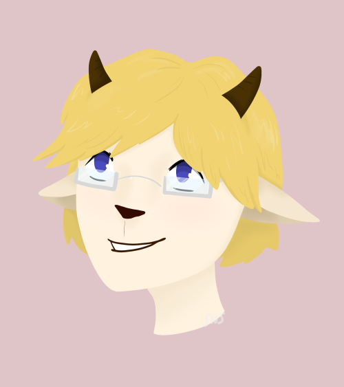 A lil scientist sheep Zedaph :3First time working doing lineless&hellip; so yeah, not great, but