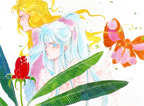  Earthian - illustrations by Yun Kouga / Anime V magazine (01/1991) 