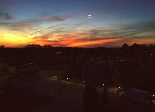 Empty Rooms = Great Views#sunset #colors #hospital #night #love #dusk #fall