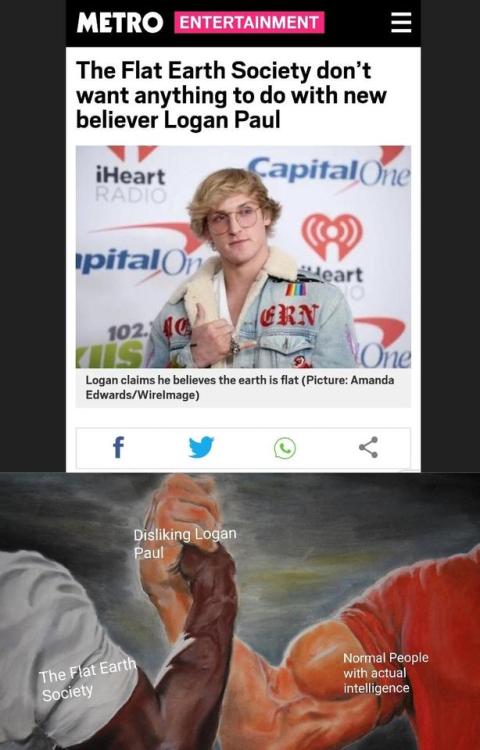 Porn Pics 30-minute-memes:  Logan Paul is a flat earther,