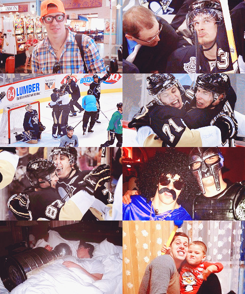 pattycakepeeks:
“smoke-and-oakum:
““ Sid and Geno → being GIANT DORKS
” ”
This looks like a fanfic. This looks like an amazing fic of their lives together.
”