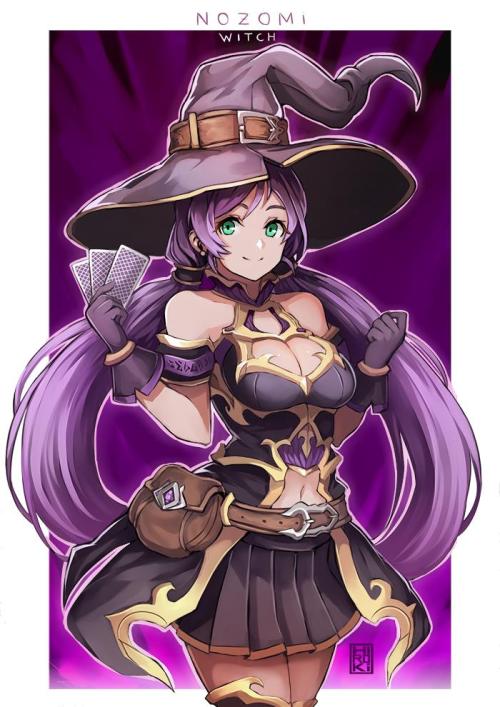 xyzismywaifu:  東條希 RPG Witch 
