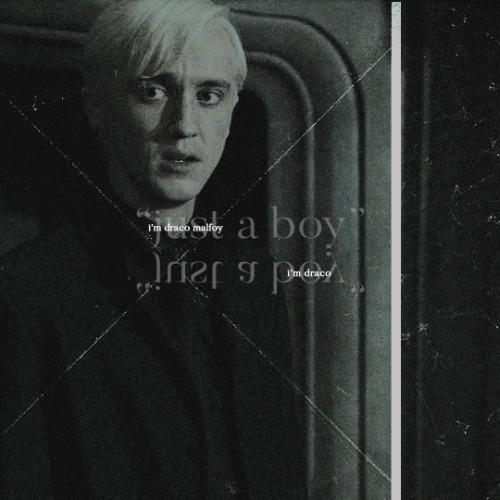 blackregulus: harry saw draco’s face up close now, right beside his father’s. they were 