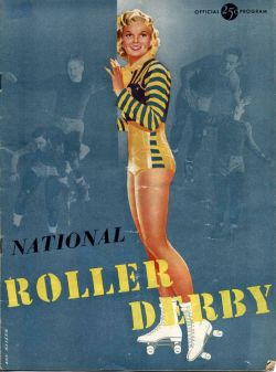 grayflannelsuit:  National Roller Derby program,