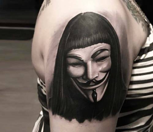 Nerd Week Selection - V for Vendetta - Bad Habits Of Tattoo Artists