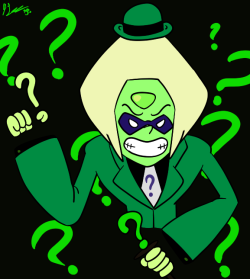 “RIDDLE ME THIS, CRYSTAL CLODS! WHAT ASKS,